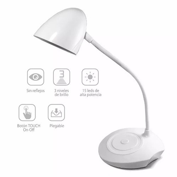 лампа JL-815А със сензорен бутон, мощност 9W 15 броя LED, три режима на сила на светене, гъвкаво тяло с акумулаторна батерия. лампа JL-815А със сензорен бутон, мощност 9W 15 броя LED, три режима на сила на светене, гъвкаво тяло с акумулаторна батерия.